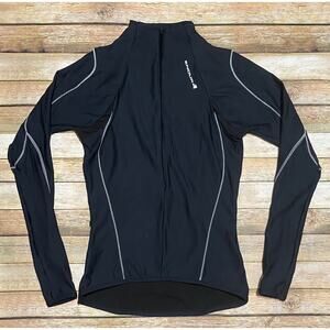 ENDURA Womens Size S Black Quarter Zip Cycling Jacket